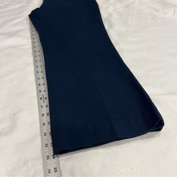 Ann Taylor Navy Wide-Leg Button-Up Pants - Picture 4 of 6